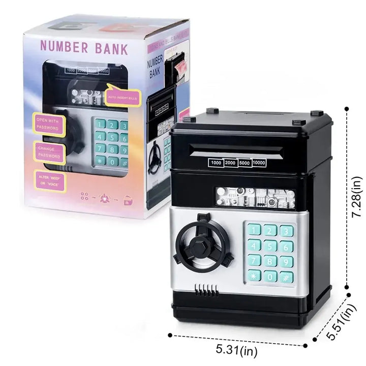 Electronic Piggy Bank Password Safe Box Money Boxes For Children Digital Coins Cash Saving Safe Deposit Atm Machine Kid Gifts