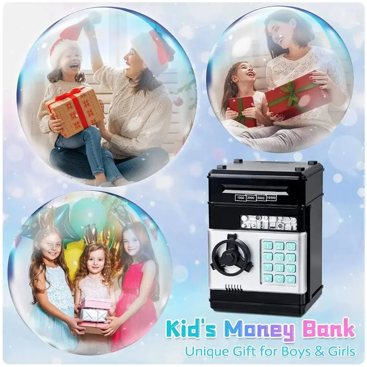 Electronic Piggy Bank Password Safe Box Money Boxes For Children Digital Coins Cash Saving Safe Deposit Atm Machine Kid Gifts