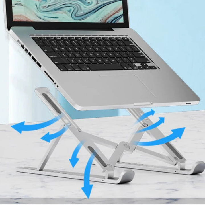1 Pc New Adjustable Laptop Stand Notebook Stand Table Cooling Pad Foldable Laptop Holder Portable Lapdesk Cooling Bracket Riser