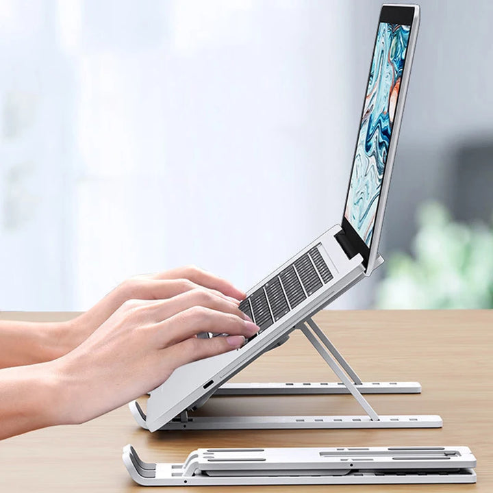 1 Pc New Adjustable Laptop Stand Notebook Stand Table Cooling Pad Foldable Laptop Holder Portable Lapdesk Cooling Bracket Riser