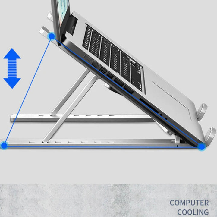 1 Pc New Adjustable Laptop Stand Notebook Stand Table Cooling Pad Foldable Laptop Holder Portable Lapdesk Cooling Bracket Riser