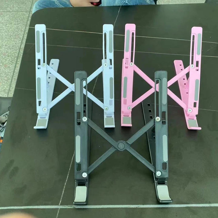 1 Pc New Adjustable Laptop Stand Notebook Stand Table Cooling Pad Foldable Laptop Holder Portable Lapdesk Cooling Bracket Riser